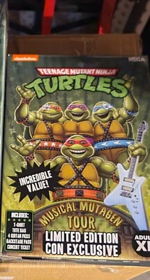 SDCC 2020 Teenage Mutant Ninja Turtles Musical Mutagen Tour Shirt Set Size XL - Image 1 of 2