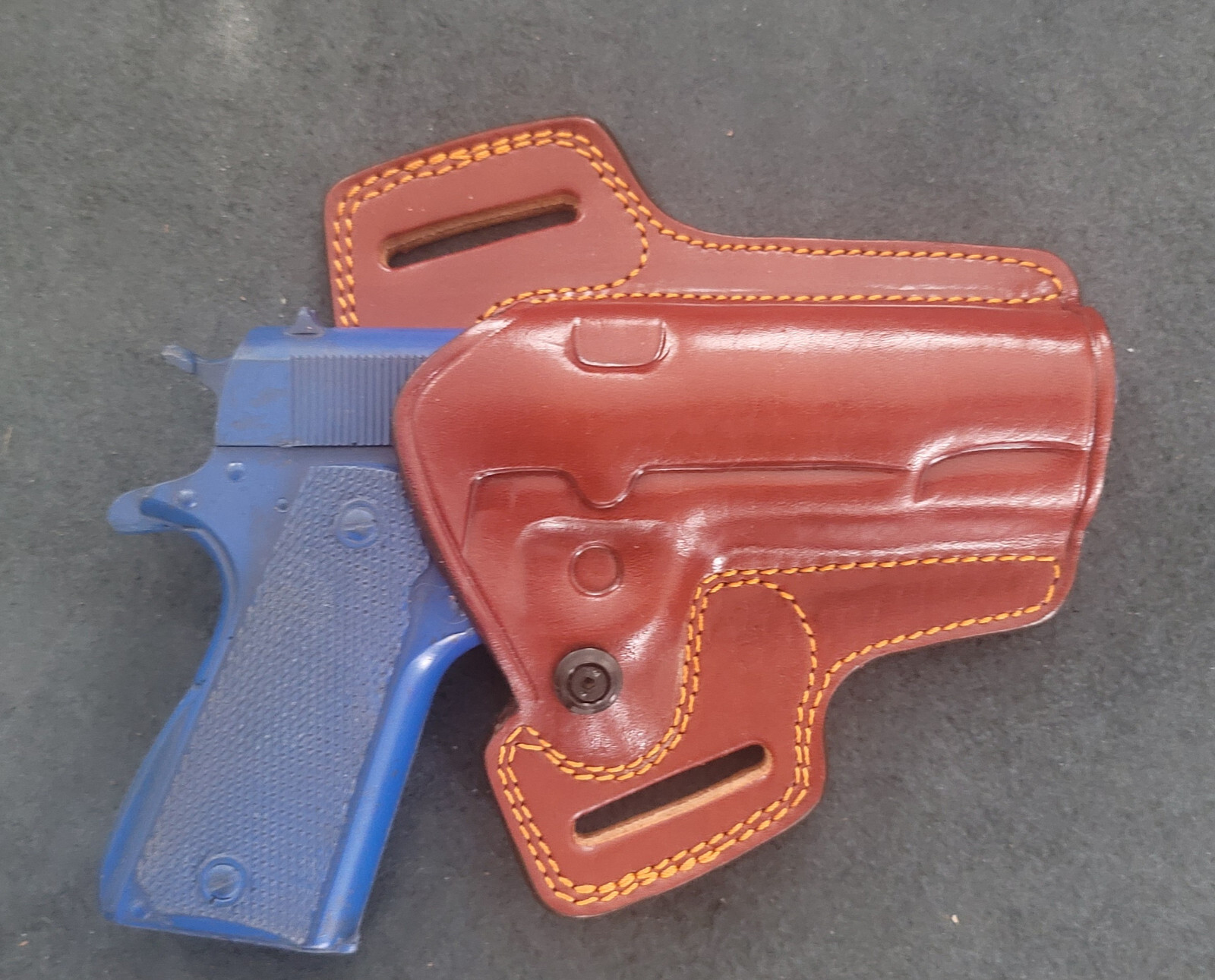 Armadillo Holsters Tan Leather Butterfly Belt Holster for 1911 (OWB) eBay