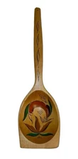 Per Andersen Rosemaling Wooden Spoon Hand Painted Folk Art Decor Norway Marked