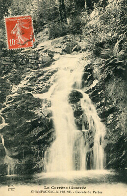 CHAMPAGNAC LA PRUNE Cascade du perbos card