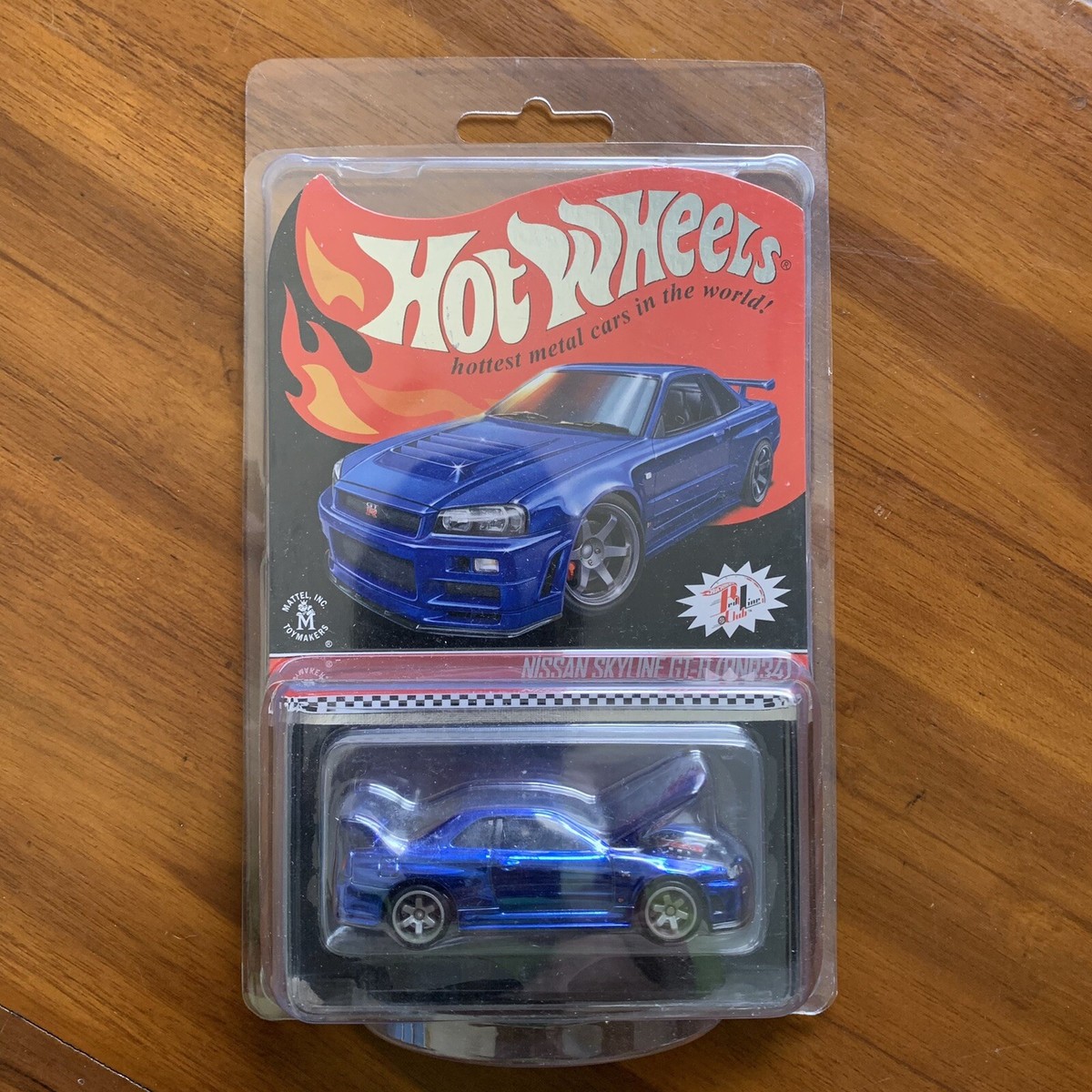 Hot Wheels 2019 - RLC Nissan Skyline GT-R BNR34 R34 Blue Hot Wheels 2019 - RLC Nissan Skyline GT-R BNR34 R34 Blue