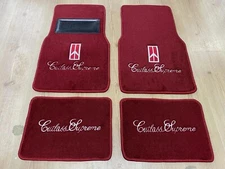 1970-1988 Cutlass Supreme Floor Mats Carpet  BURGUNDY