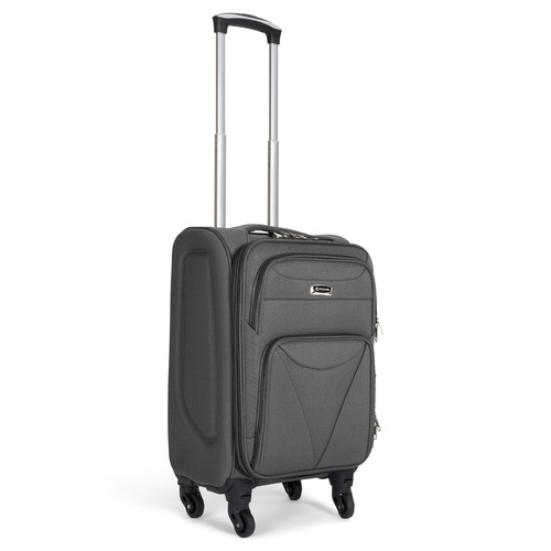 Suitcase Set w/ Wheels Cabin Bag Holiday Luggage Telescopic Expanding | 2-Pieces - Picture 23 of 69
