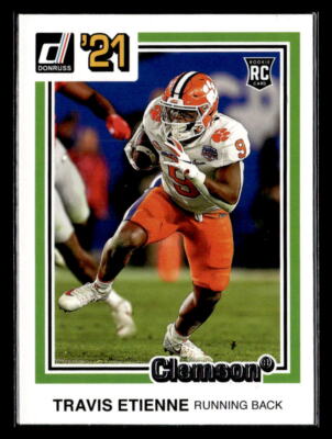2021 Panini Chronicles DP Collegiate #9 Travis Etienne Donruss Retro NMMT+