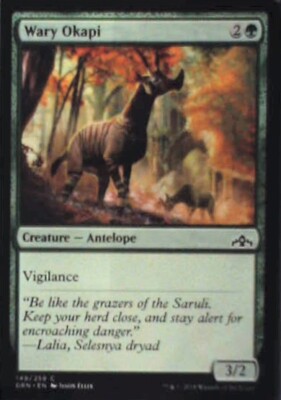 Wary Okapi - Guilds of Ravnica: #149, Magic: The Gathering Nm R53