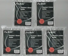 10 PREMIUM ONE SCREW SCREWDOWN REGULAR CARD HOLDERS 1 SCREW ARCHIVAL SAFE