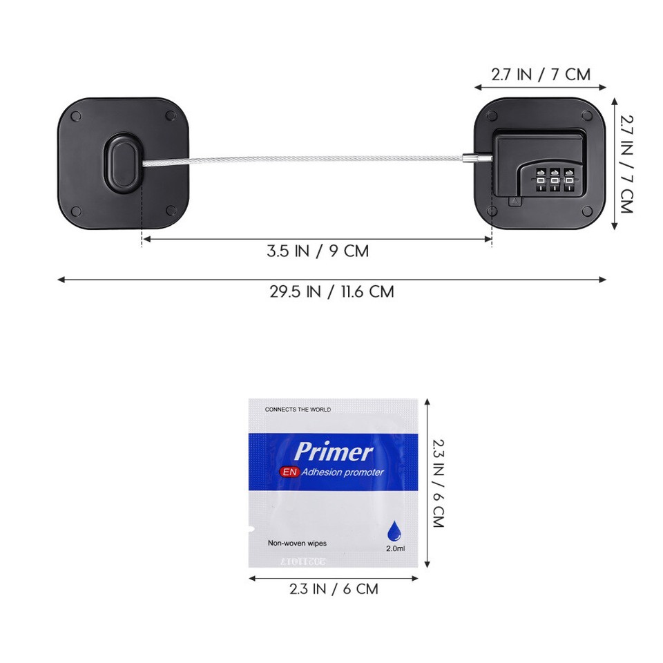 Drawer Window Lock Fridge Code Lock Fridge Locks Kids Child Lock