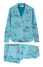 DESMOND & DEMPSEY Size M Bocas printed cotton pyjama set