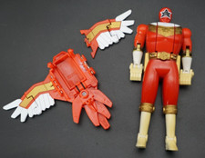 Power Rangers Zeo Zord Morphin Zeo Rangers RED V 1996 Bandai MMPR DAMGED