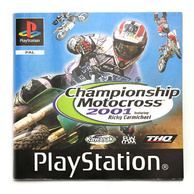 PS1 Championship Motocross 2001 Featuring Ricky Carmichael Spielanleitung / Hand