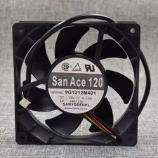 SANYO 9G1212M401 12025 DC12V 0.14A 12CM 3-Pin Mute Dual Ball Cooling Fan