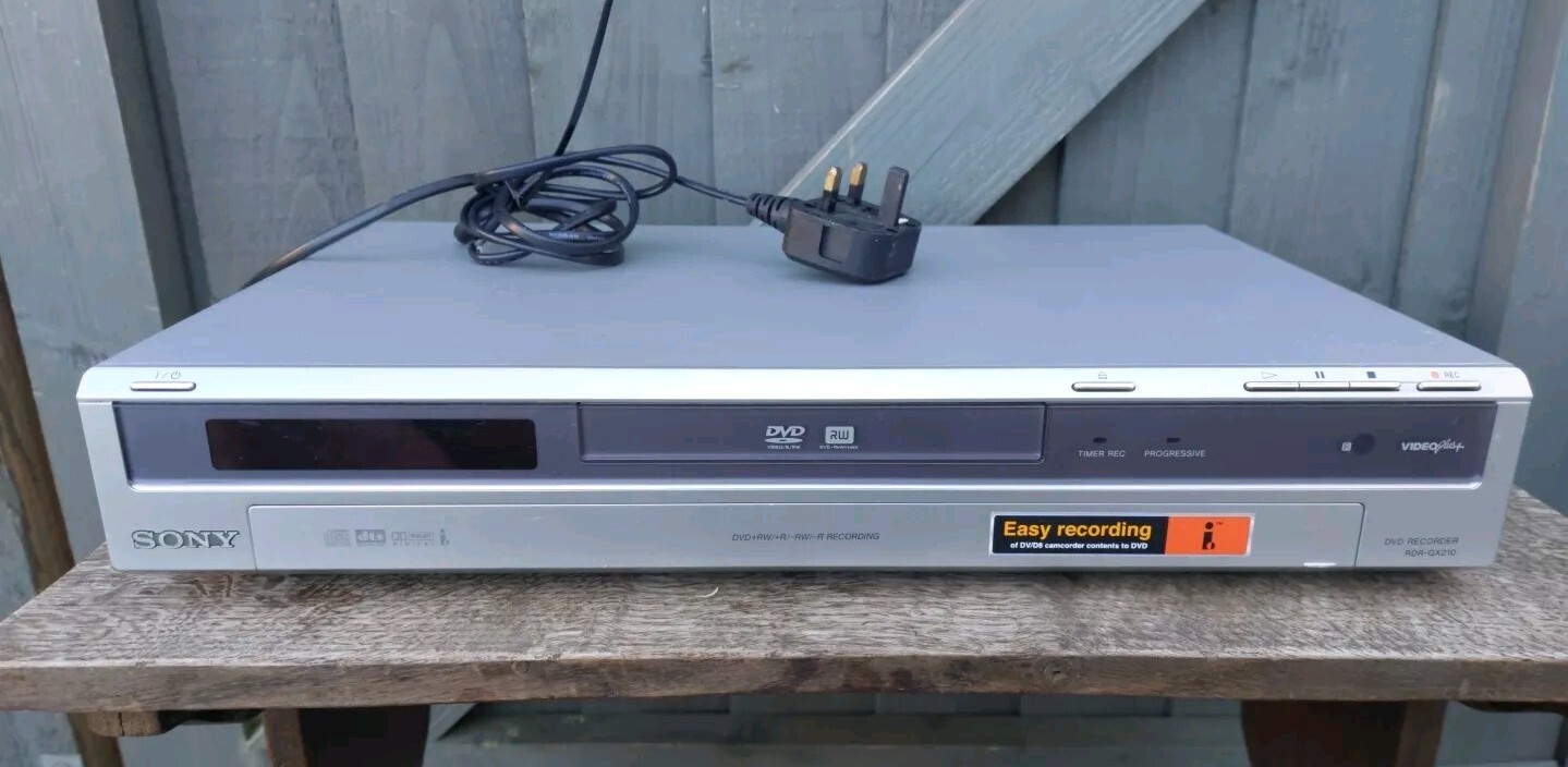Sony RDR-GX210 DVD Recorder External Scart Port Sky CCTV Record PAT Tested