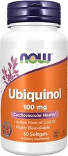 NOW Foods Ubiquinol 100mg 60 Softgels