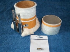 (2) COMFORT GLOW GRF-9A,B, GRW-8B KEROSENE HEATER WICKS,IGNITER,WICK BRUSH/GUIDE