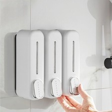 3/2/1Pcs 300ml Press Liquid Soap Dispenser Wall Mount Shower Shampoo Conditioner