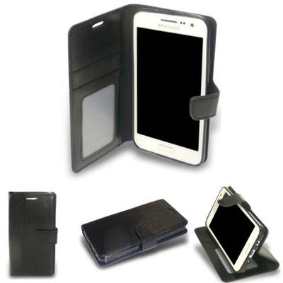 HPO Brief Buch Handy Tasche für SONY XPERIA M4 AQUA Wallet Case Etui Silikon SCH