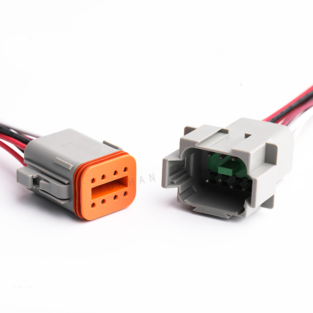 Deutsch 2 4 6 8 Macho Fêmea De 12 Pinos Auto Ficha Dt04-3p 4p 6p 8p 12p E DT06-3s 4s 6s 8s 12s - Foto 4