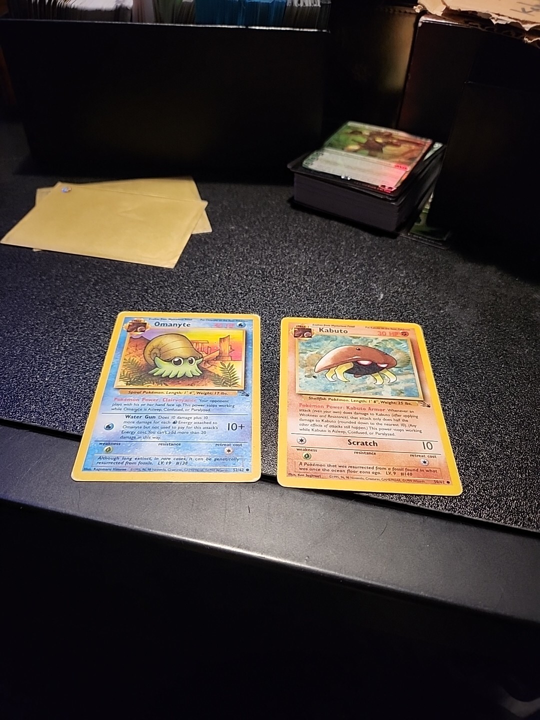 Omanyte 52/62 + Kabuto 50/62 Fossil