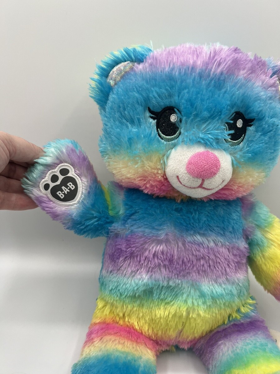 Build A Bear, Rainbow With Silver Accents, Great Condition | eBay