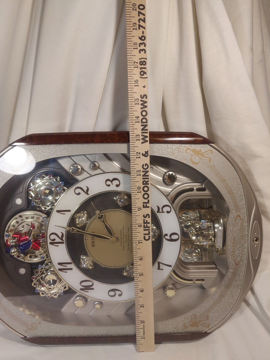 SEIKO QXM153BRH MELODIES IN MOTION 2007 COLLECTORS EDITION CLOCK