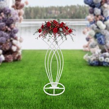 26 70cm Fish-shaped Iron Wedding Flower Stand For Weddings  Birthday Parties