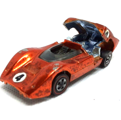 Hot Wheels Redline McLaren M6A Car 1968 Orange Made in United