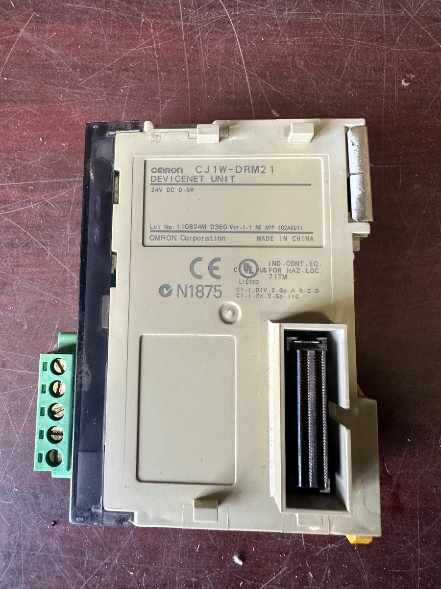 Omron CJ1W-DRM21, Devicenet Unit | eBay
