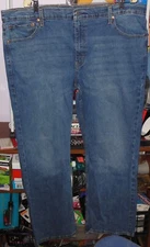 MENS JEANS LEVIS JEANS MENS SIZE 42X30 LEVIS 527 BOOT CUT JEANS GREAT BUY
