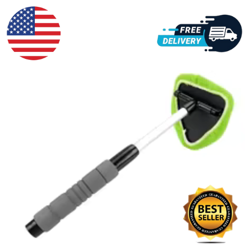 Windshield Cleaner Wand Microfiber Car Inside Window Cleaning Tool Anti Fog 2025