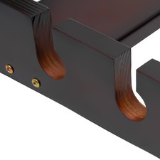 6 Sticks Pool Cue Rack Horizontal Storage Stand Billiard Cue Holder Wall Mounted