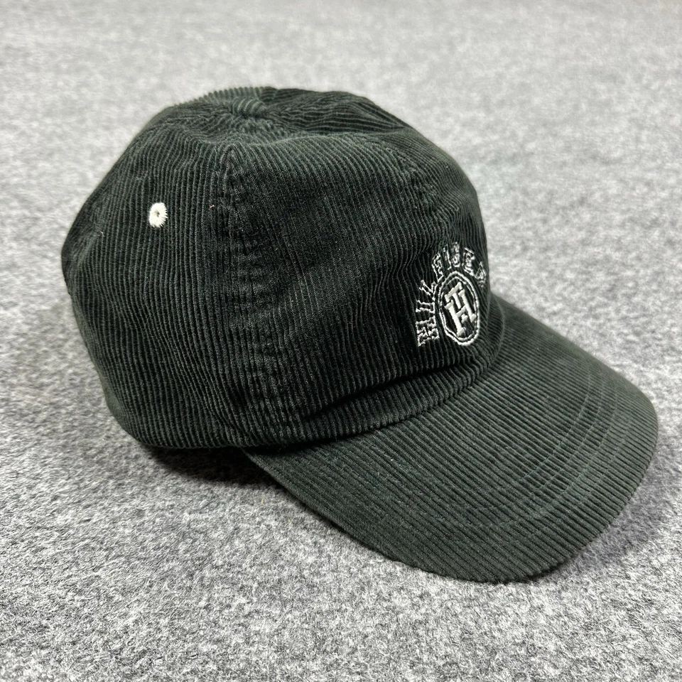 De colección Tommy Hilfiger Pana Gorra Sombrero Correa Cuero Verde Adulto Usado en Excelente Condición Foto 3 de 4