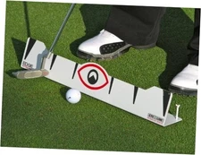  70 Degree Edge Putting Plane Rail - Portable use outdoors or indoor putting 