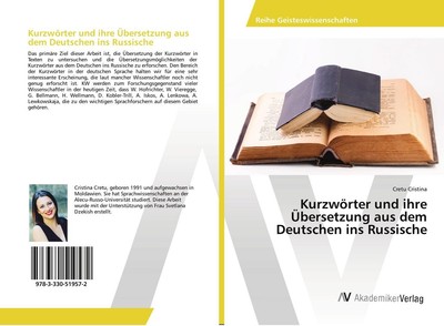Kurzwörter und ihre Übersetzung aus dem Deutschen ins Russische Cretu Cristina