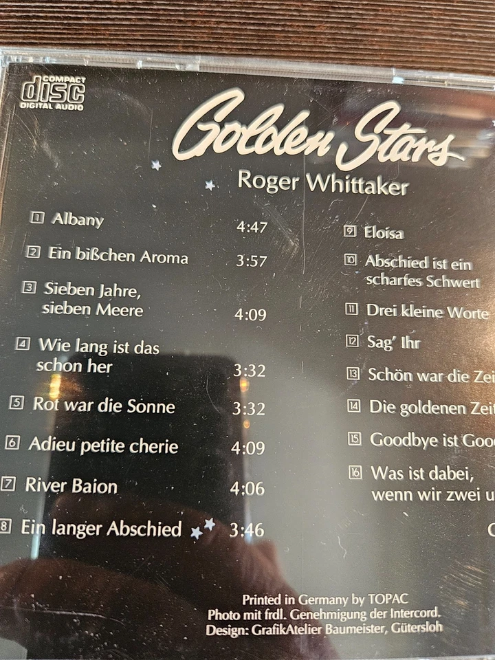 Golden Stars von Roger Whittaker  | CD |  Sehr guter Zustand - Bild 4 von 4