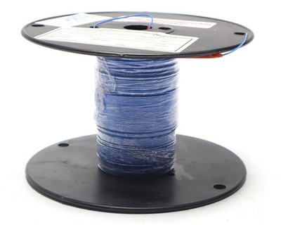 M22759/11-26-6 26 Gauge Silver Plated, PTFE Jacketed Wire, Blue, 250ft