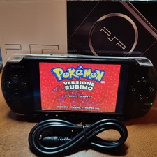 Console SONY PSP Modello SLIM 3004 Nero Cavo Ricarica, batteria e MOD 6.61 inf