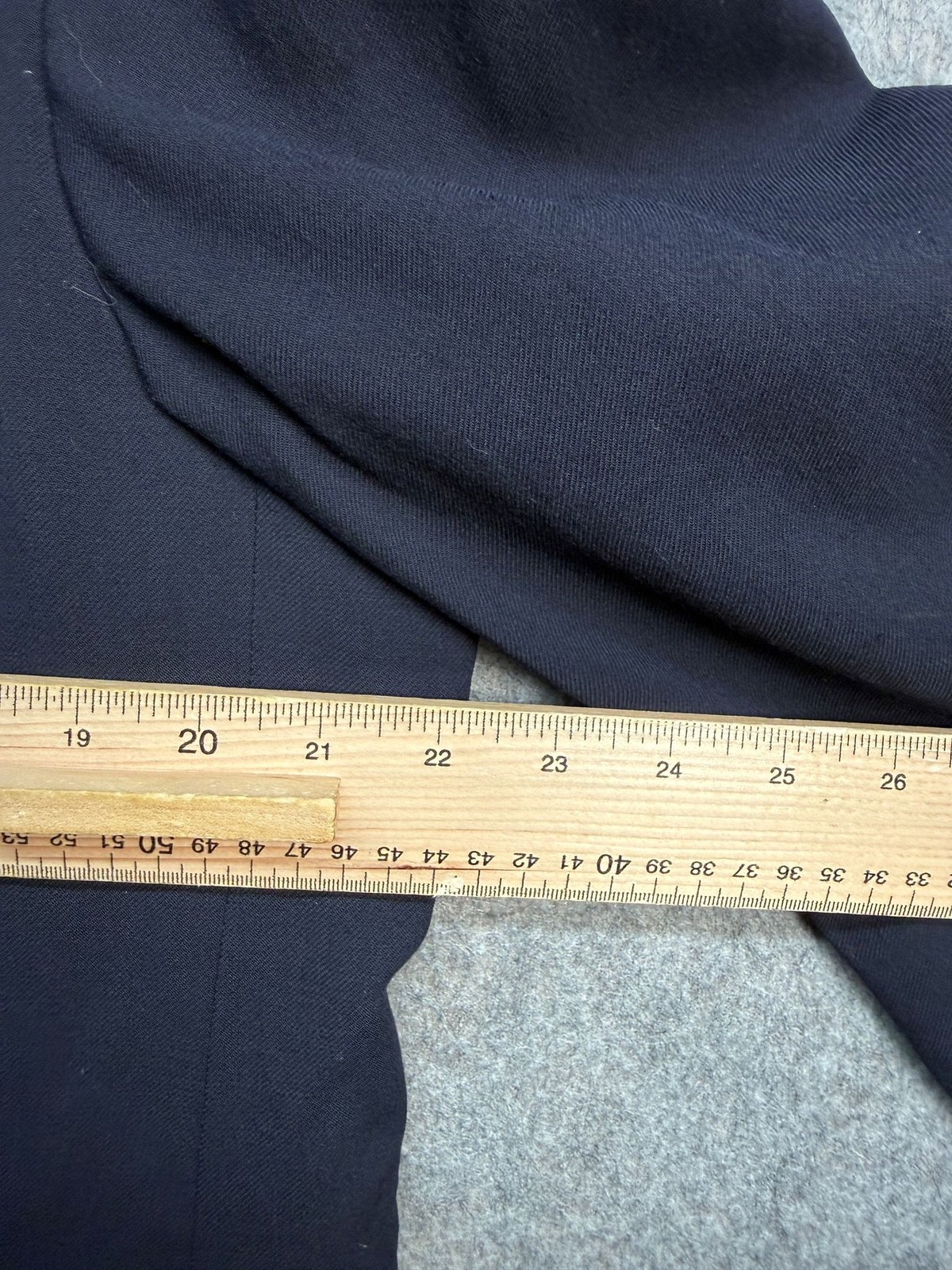 Yves Saint Laurent Blazer Mens Size Large Navy New Wool Double Breasted YSL thumbnail 2