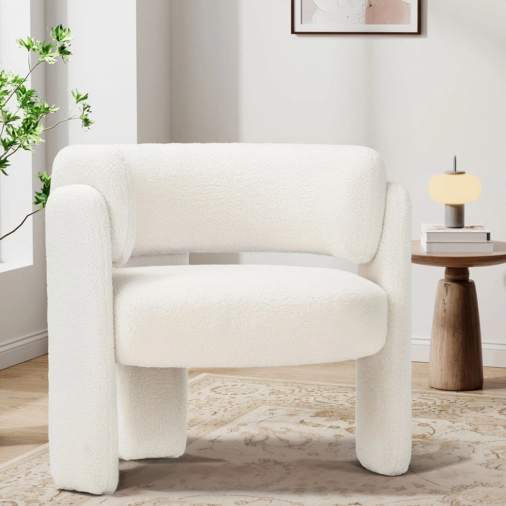 Fauteuil relax Amalfi - Bois laqué blanc