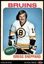 1975 O-Pee-Chee NHL #235 Gregg Sheppard Bruins 6 - EX/MT