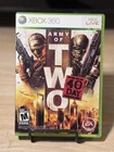 Army of Two: The 40th Day (Microsoft Xbox 360 2010) CIB Complete In Box Tested