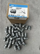 Halex EMT 1/2" 35 PIECES COMPRESSION CONNECTORS 82105B  MADE IN USA