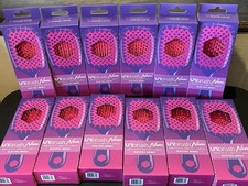 Lot of 12 Unbrush Neon Electric Berry Full Size Untangle Unknot Undo Hair Brush