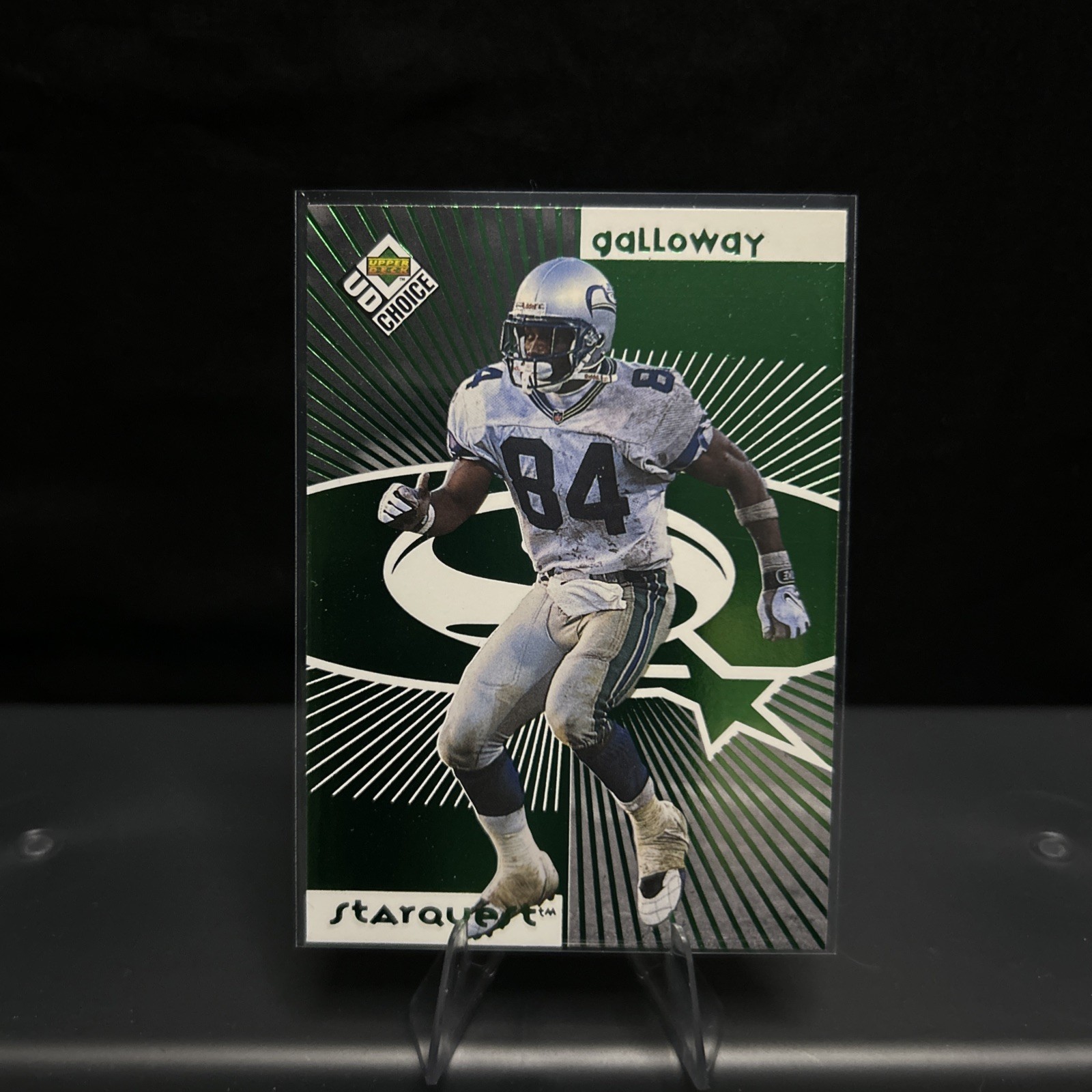 Joey Galloway 1998 Upper Deck UD Choice Starquest Green #14 Seattle Seahawks