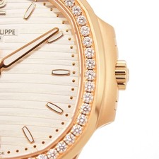 Patek Philippe Nautilus 7118/1200R-001 Rose Gold Diamonds Ladies Automatic Watch 8