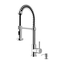 Vigo VG02001K2 Edison 1.8 GPM 19" 1 Hole Pre-Rinse Pull Down
