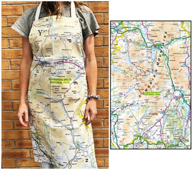OS Map Adult Apron  Lake District National Park 5060995493947