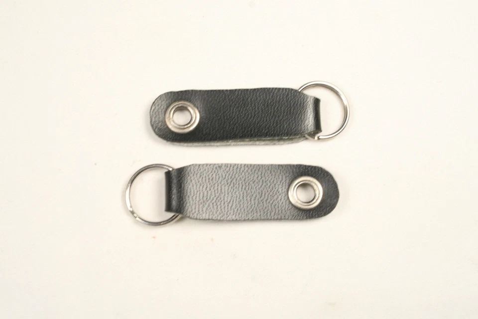 Extensores de anillo de correa de cámara de cuero vintage - par (115) Foto 2 de 2