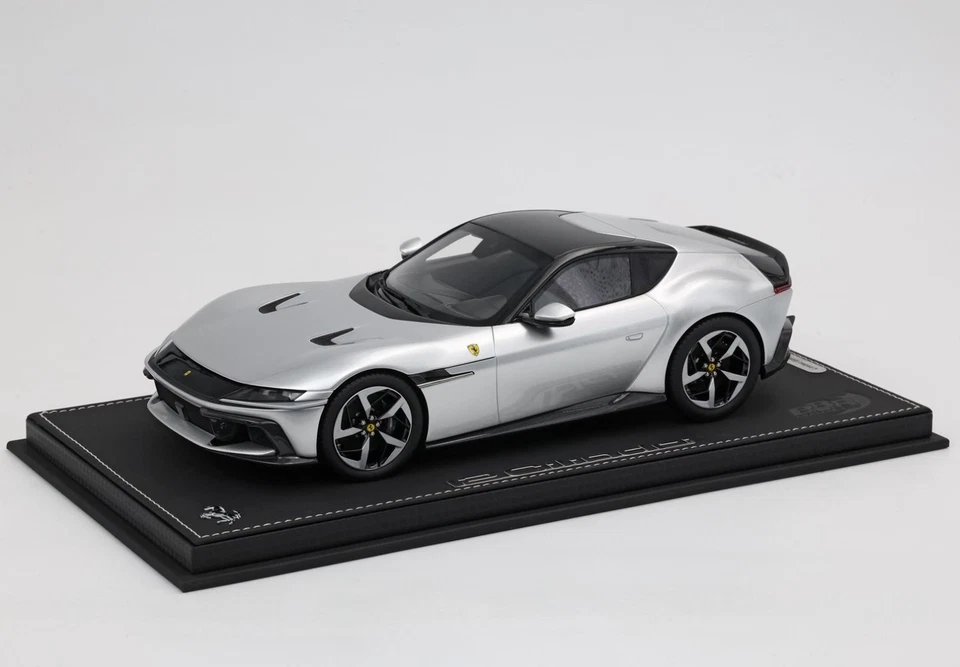 Ferrari 12 Cilindri COUPE' Argento Nurburgring BBR 1/18 P18254C+VET  48PZ - Immagine 2 di 4