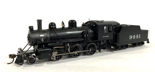 Bachmann HO Alco 2-6-0 Mogul A.T. & S.F. Locomotora de vapor con sonido y DCC #9441 | Condition: Used