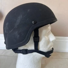 Paraclete / Revision Ballistic Helmet Level IIIA Black Full Cut LARGE w/Dial #4